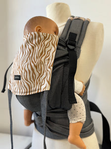 Porte-bébé ergonomique bio made in France, Vue 3/4