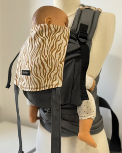 Porte-bébé en coton biologique, fabriqué en France — vue de face