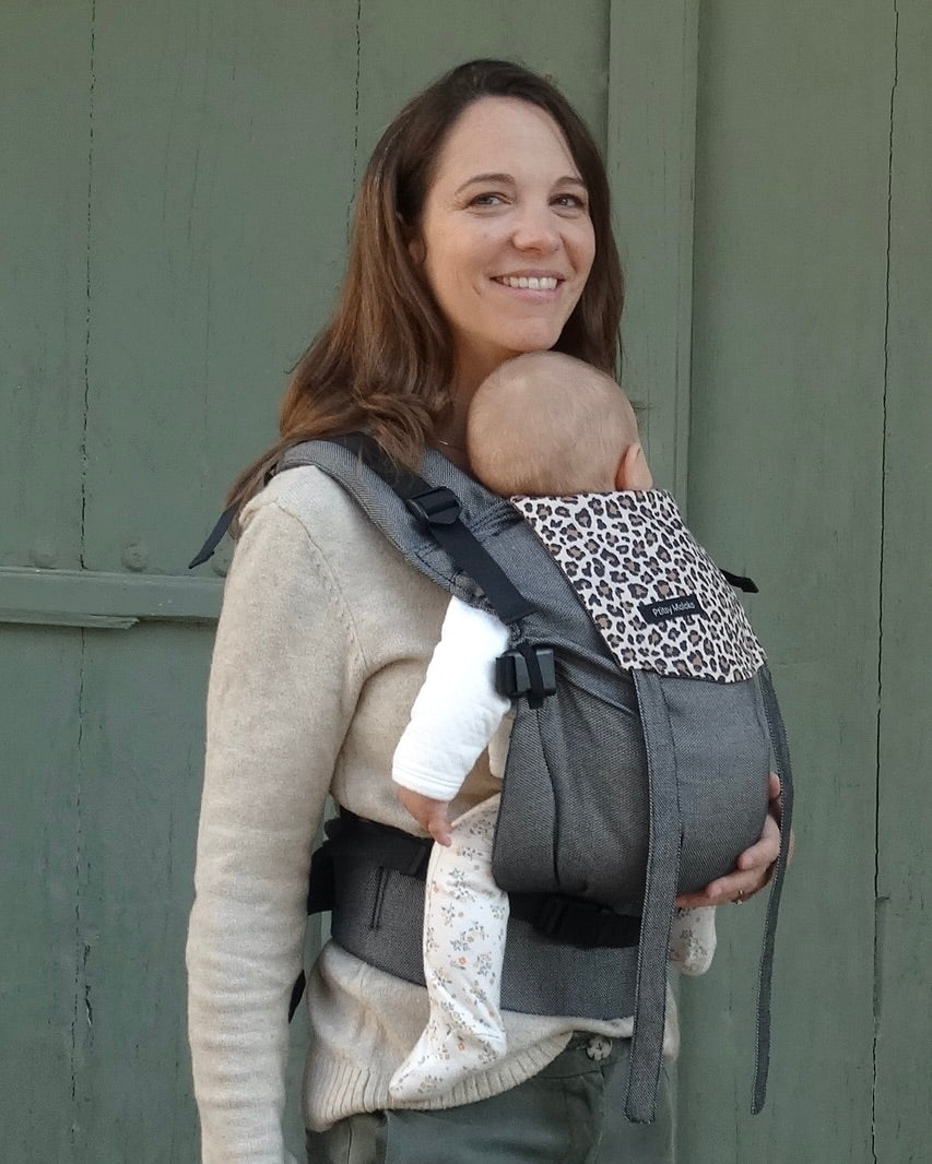 Porte-bebe naissance ptiflexi motif grahou 