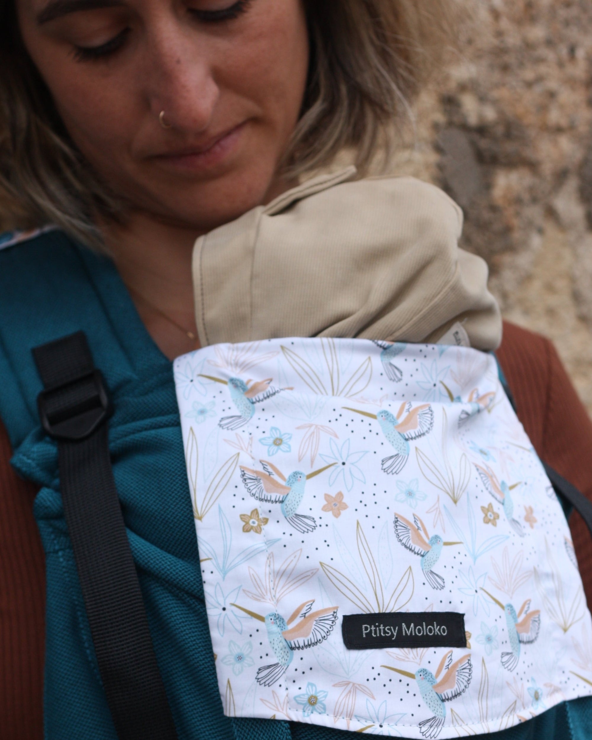 Porte-bébé nouveau né, évolutif, très facile à installer, confortable et en coton bio, made in france