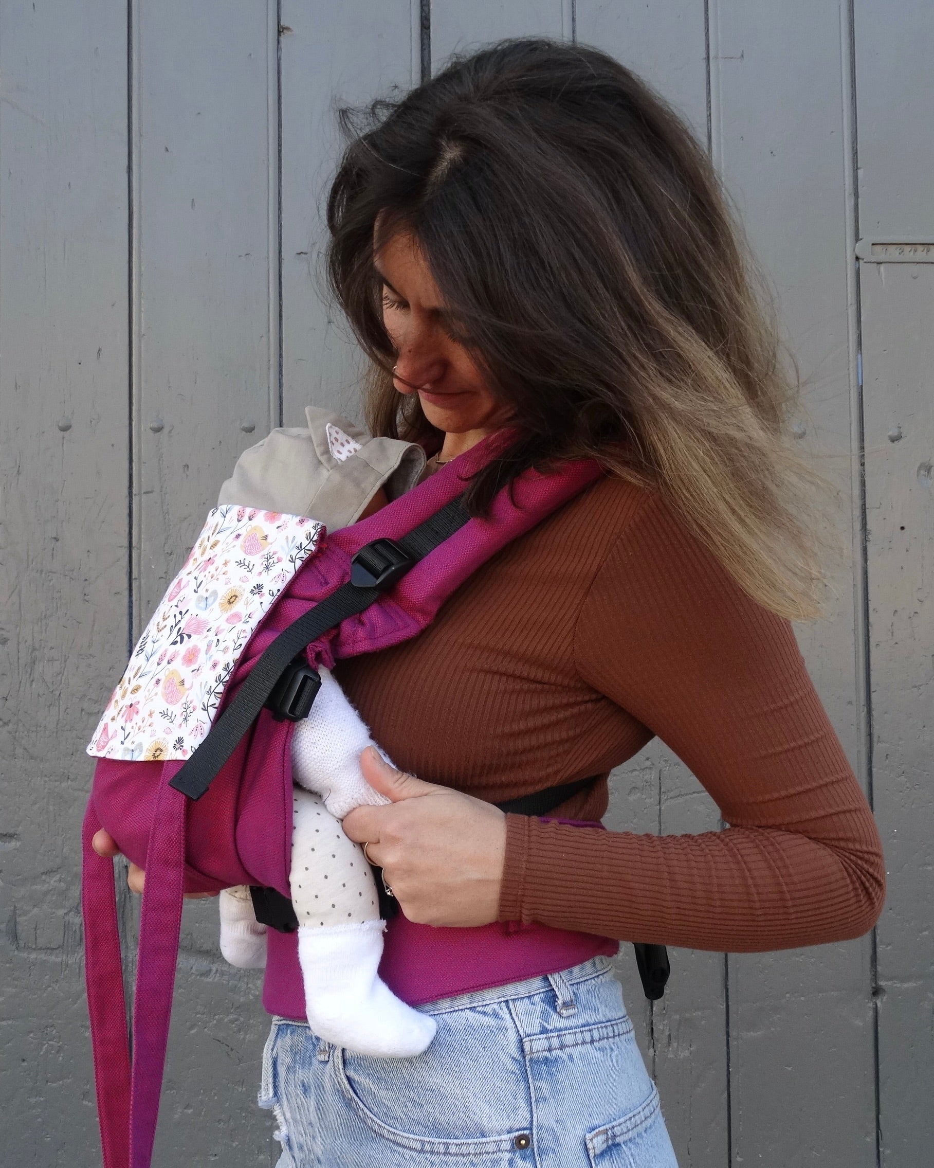 porte-bebe naissance, physiologique, coton bio et fabriqué en france, très confortable, ajustable