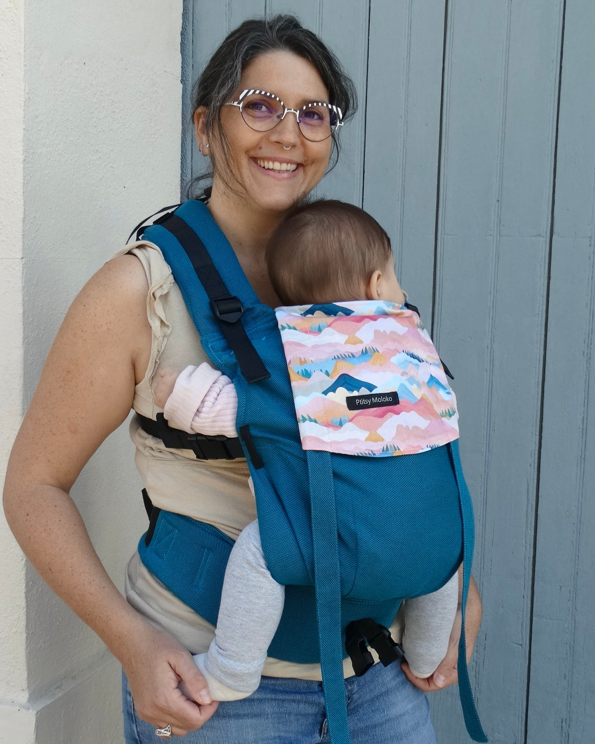 porte-bebe naissance, physiologique en coton bio