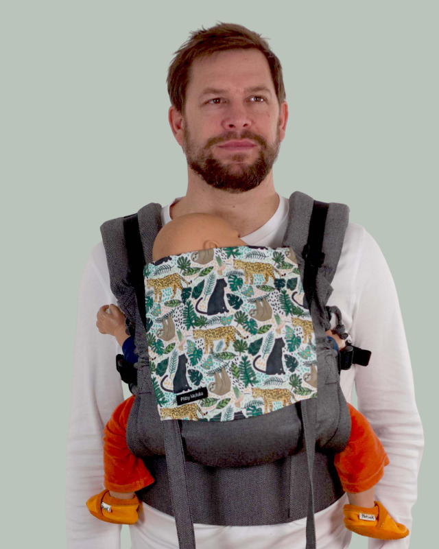 Porte-bebe physiologique Cliptsy Jungle Ptitsy Moloko Porte