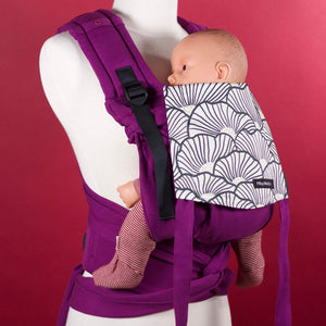 Porte-bebe Pti-clip, évolutif et physiologique. Porter votre bébé dès la naissance. confortable et facile à installer. Coton bio et made in france.