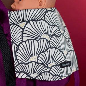 Porte-bébé Pti-clip, joli design, colorés. Dès la naissance, confort, facile, rapide, physio.