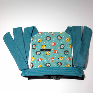 Touptimoloko porte-poupon, porte doudou, pour enfant. Coton biologique, utilisation des chutes de tissu, fabrication francaise. 